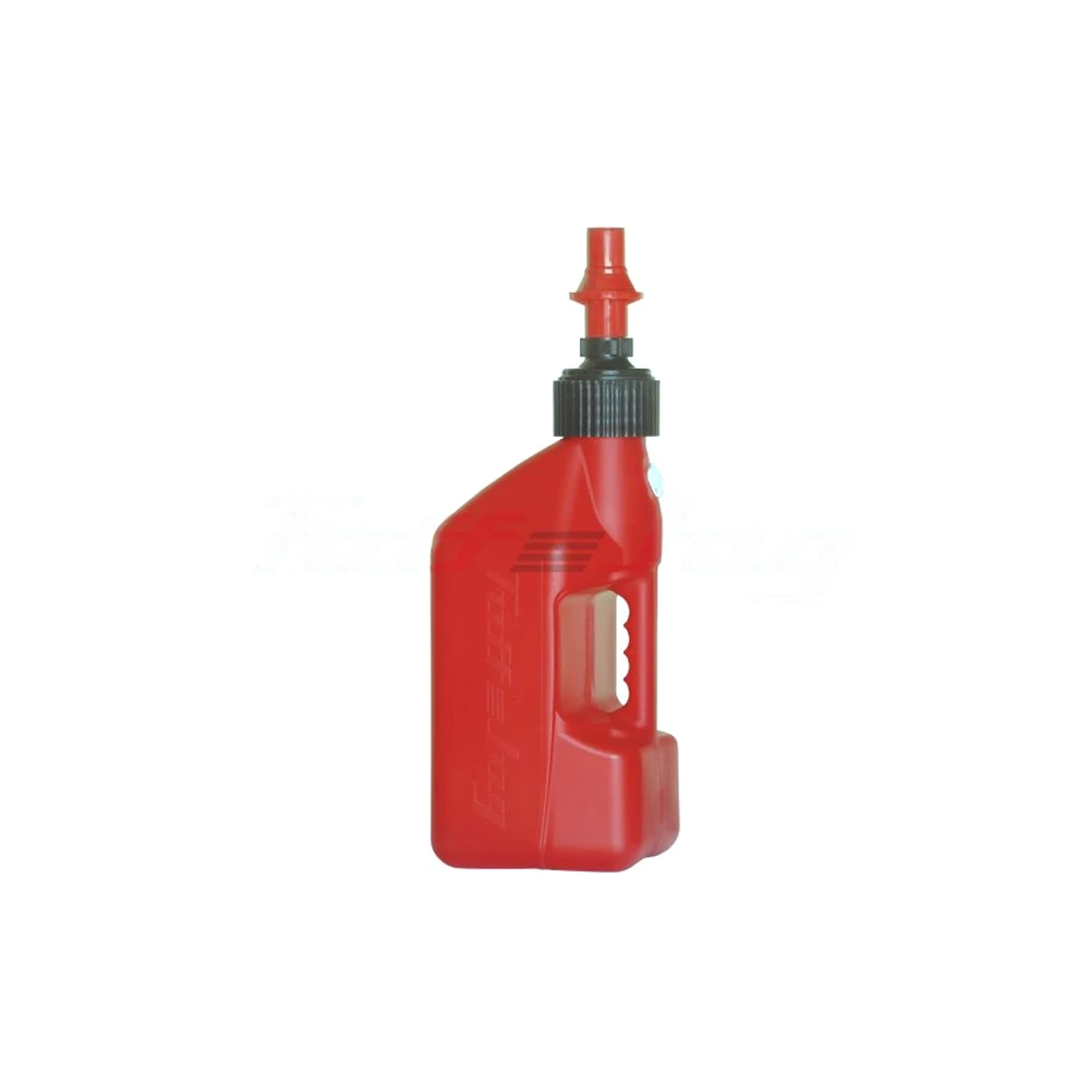 Benzinkanister Tuff Jug mit Schnelltankvorrichtung in ROT mit ROTER KAPPE
