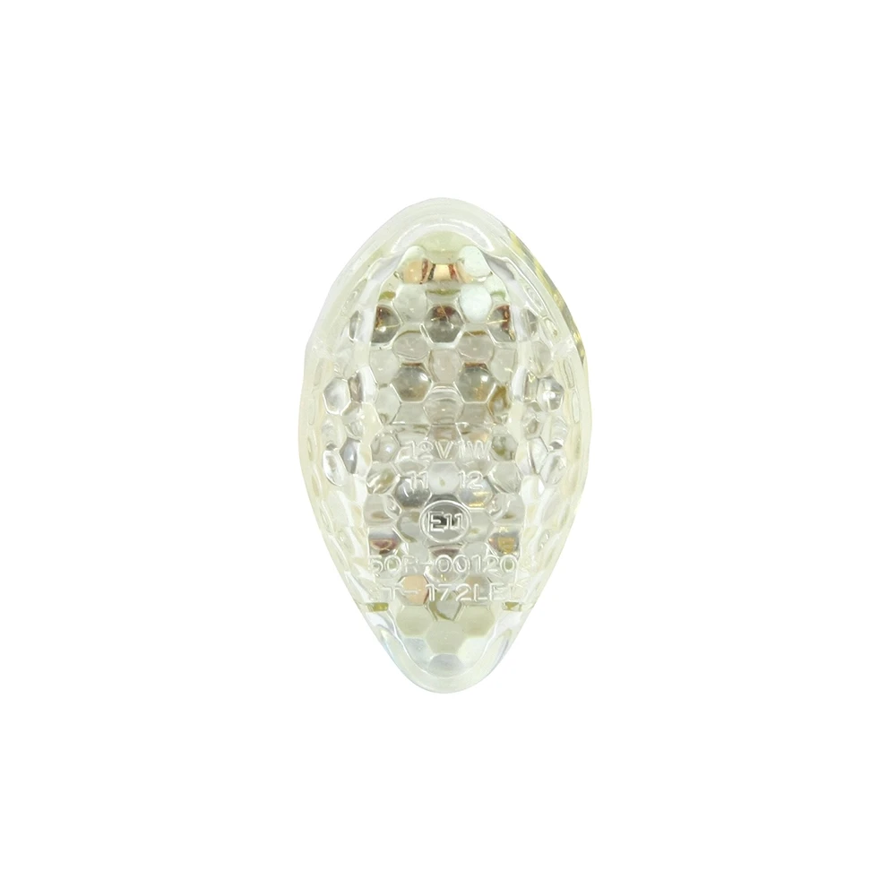 Verkleidungs-Blinker BIKE IT (Paar) mit LED TRANSPARENT zu Honda alt (E-Ho