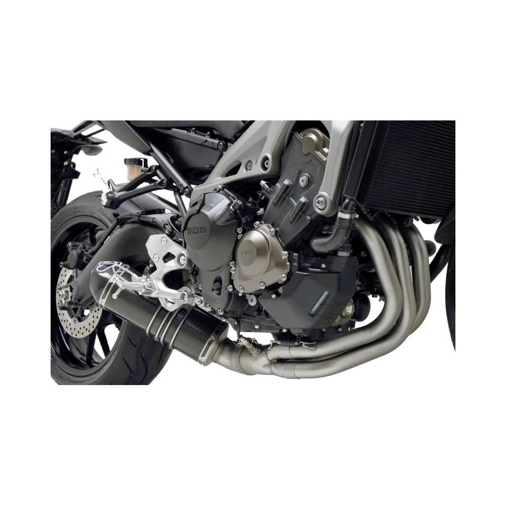 Auspuffanlage TERMIGNONI RELEVANCE in EDELSTAHL/CARBON zu Yamaha (CH Homol