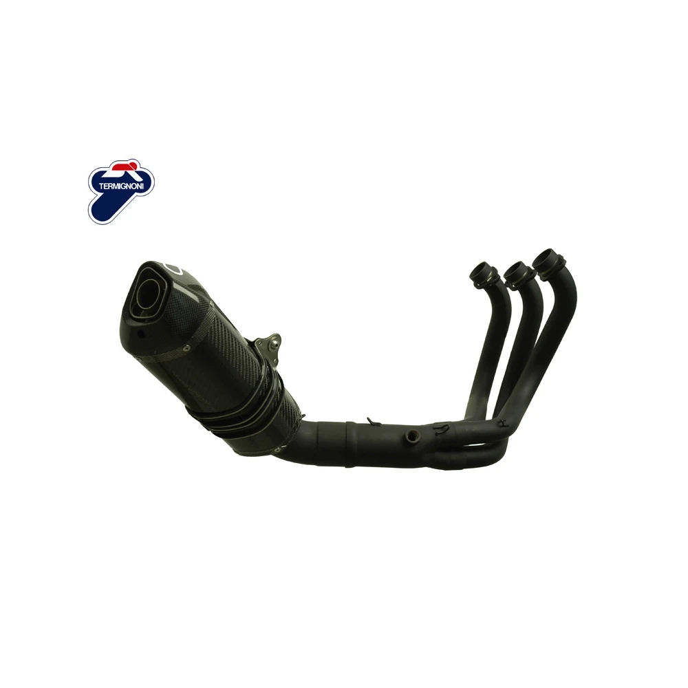 Auspuffanlage TERMIGNONI RELEVANCE in EDELSTAHL/CARBON BLACK ED. zu Yamaha