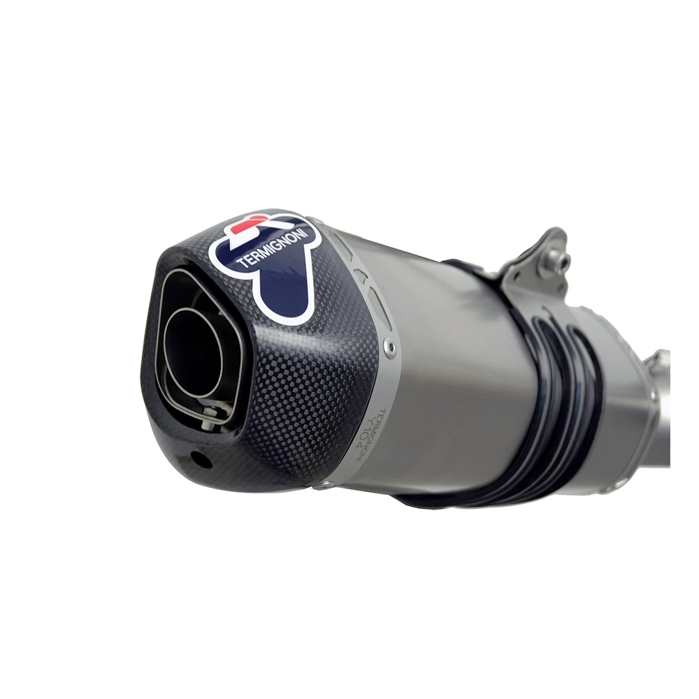 Auspuffanlage TERMIGNONI RELEVANCE in EDELSTAHL/TITAN zu Yamaha (CH Homolo