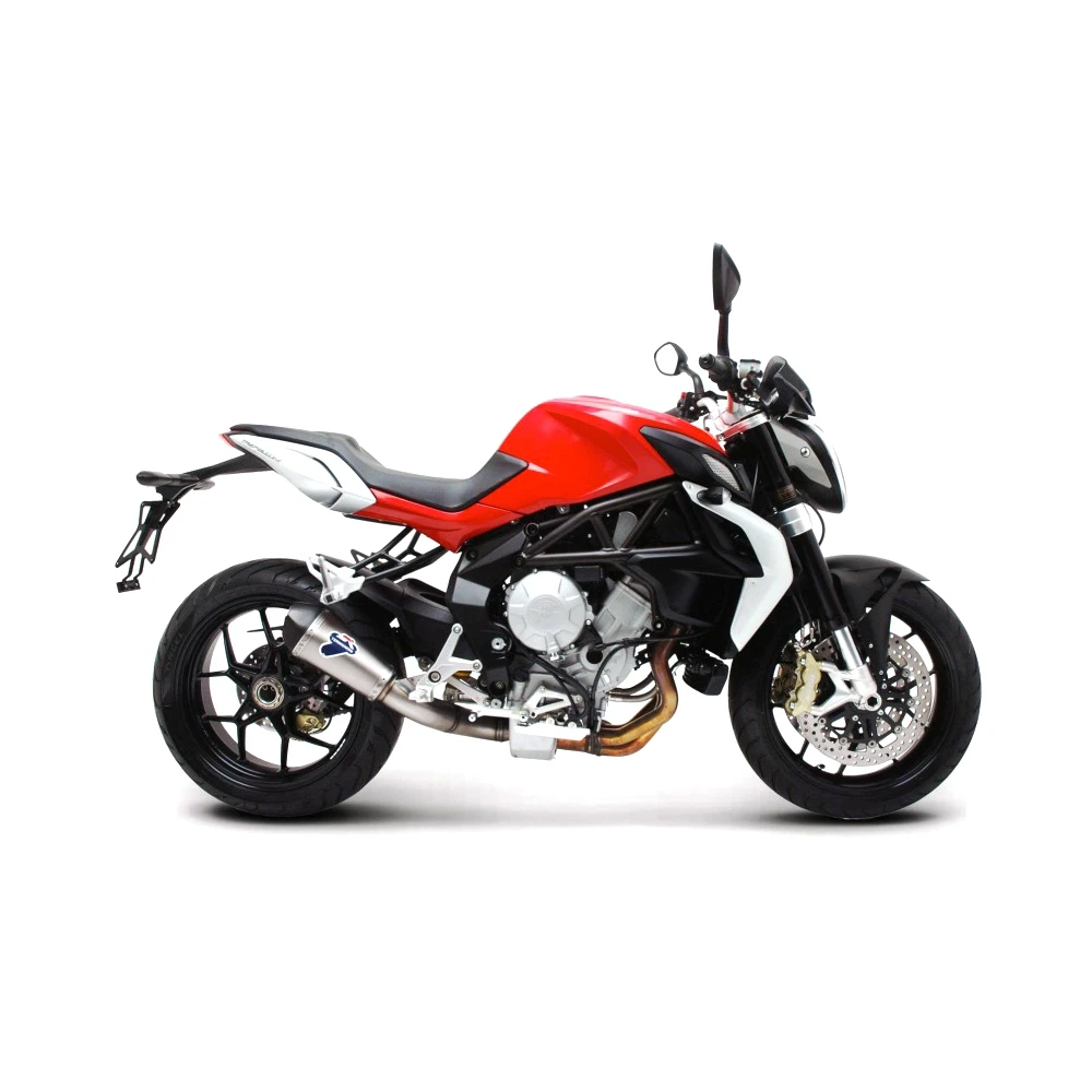 Auspuff TERMIGNONI CONIC SLIP-ON in TITAN/CARBON zu MV Agusta (CH Homologi