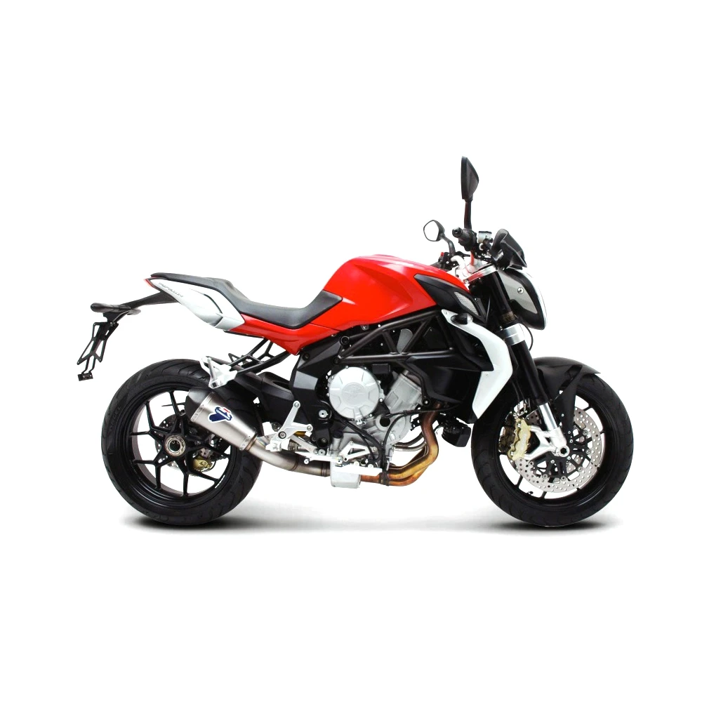 Auspuff TERMIGNONI CONIC SLIP-ON in TITAN/CARBON zu MV Agusta (CH Homologi