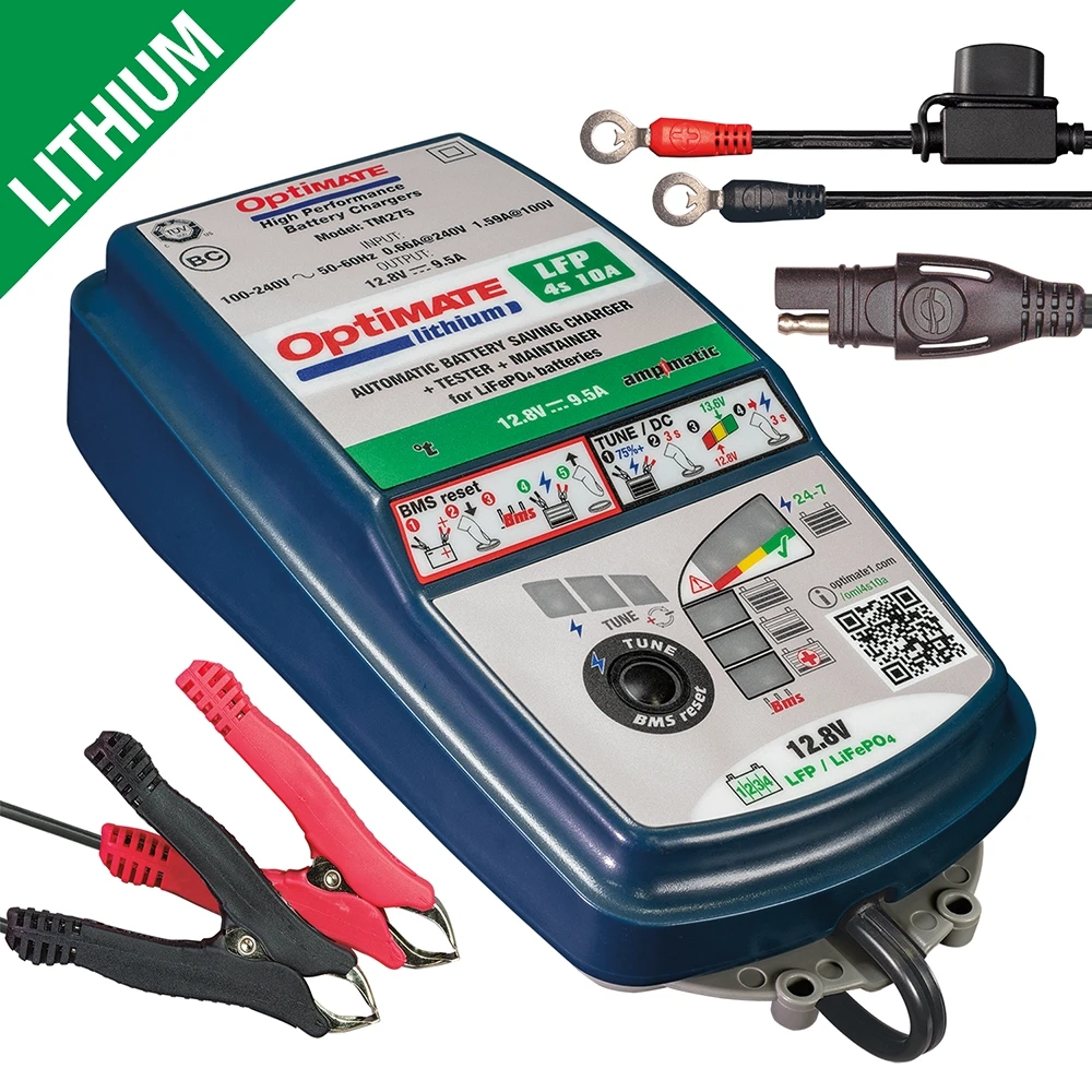 Batterieladegerät tecMATE OPTIMATE Lithium 4s 12.8/13.2V/10A 3-120Ah TM274V2