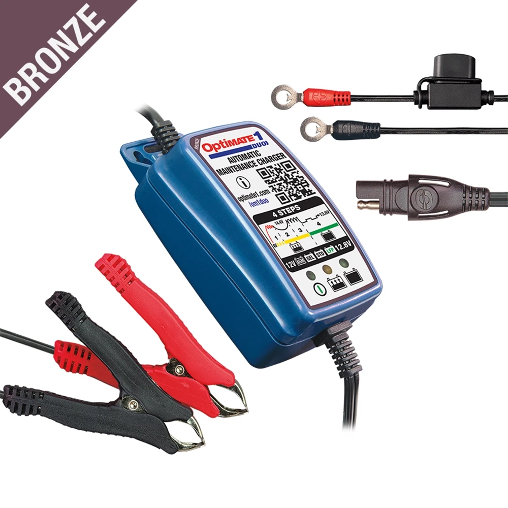 Batterieladegerät tecMATE OPTIMATE 1 Duo 12V/0.6A 4 Stufen 2-30Ah TM402-D