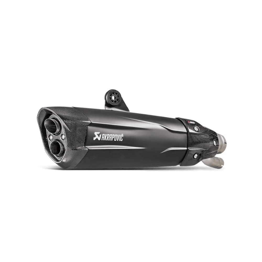 Auspuff AKRAPOVIC SLIP-ON in TITAN-SCHWARZ mit CARBON-ENDCAP zu BMW (CH Ho