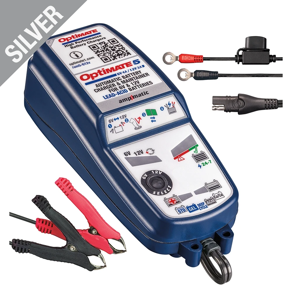 Batterieladegerät tecMATE OPTIMATE 5 Voltmatic 6V/4A 12V/3A 3-120Ah TM320
