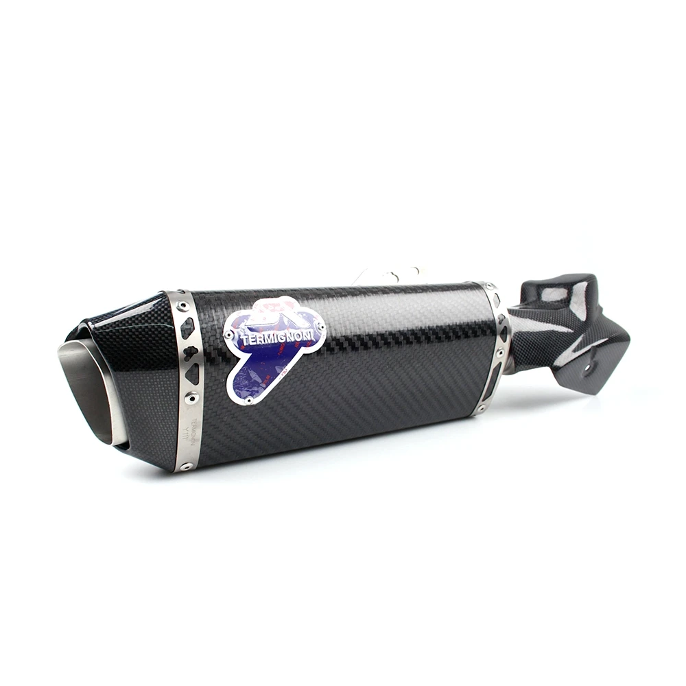 Auspuff TERMIGNONI FORCE SLIP-ON in TITAN/CARBON zu Yamaha (CH Homologiert