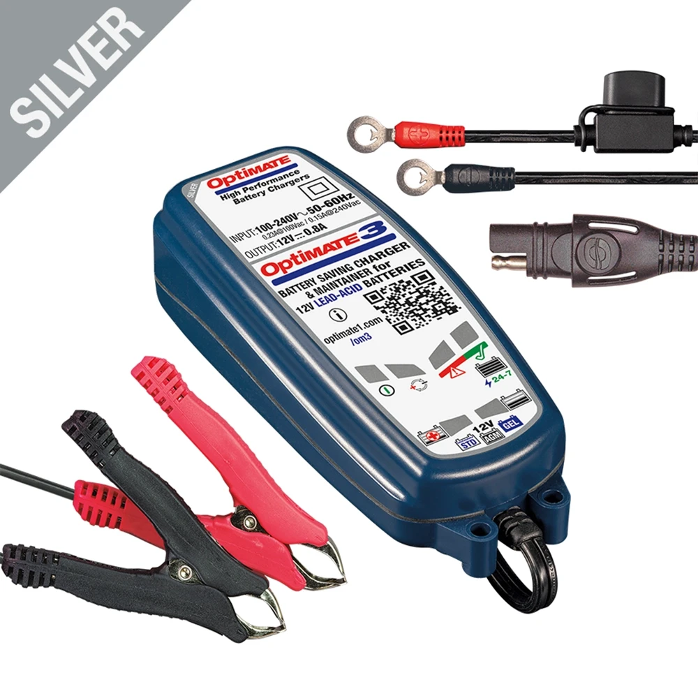 Batterieladegerät tecMATE OPTIMATE 3 12V/0.8A 2.5-50Ah TM430