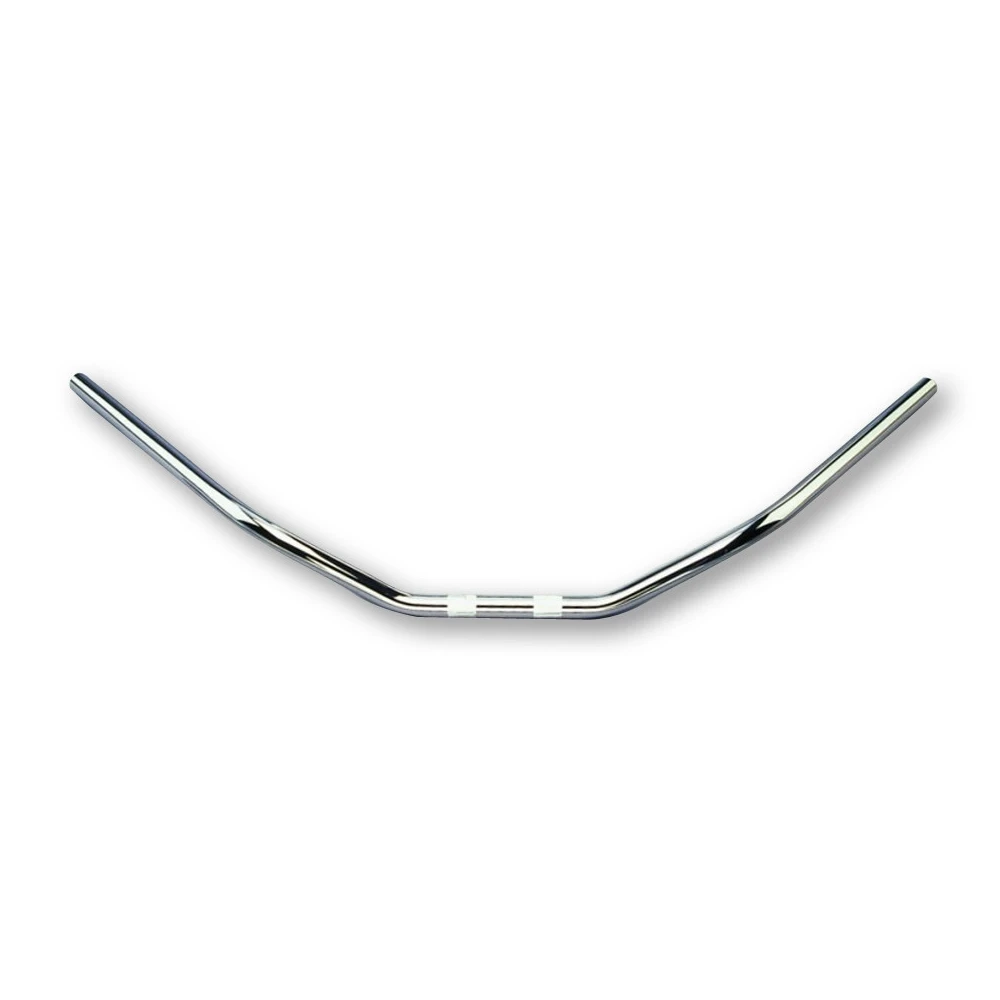 Lenker FEHLING FLACH BREIT SEHR STARK GEKROEPFT mit KK Ø 25.4mm in CHROM (