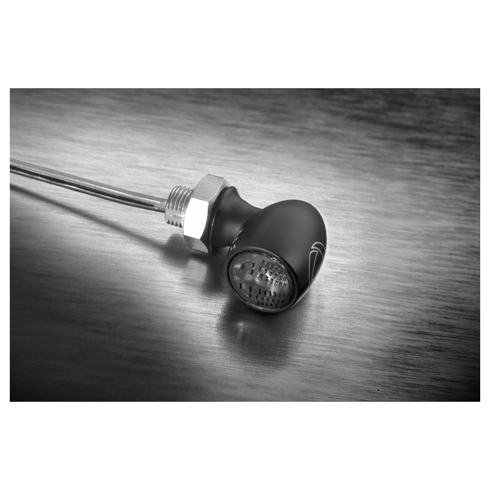 Blinker Kellermann (1 Stück) Bullet Atto Dark mit LED in schwarz (M5 x 0.5