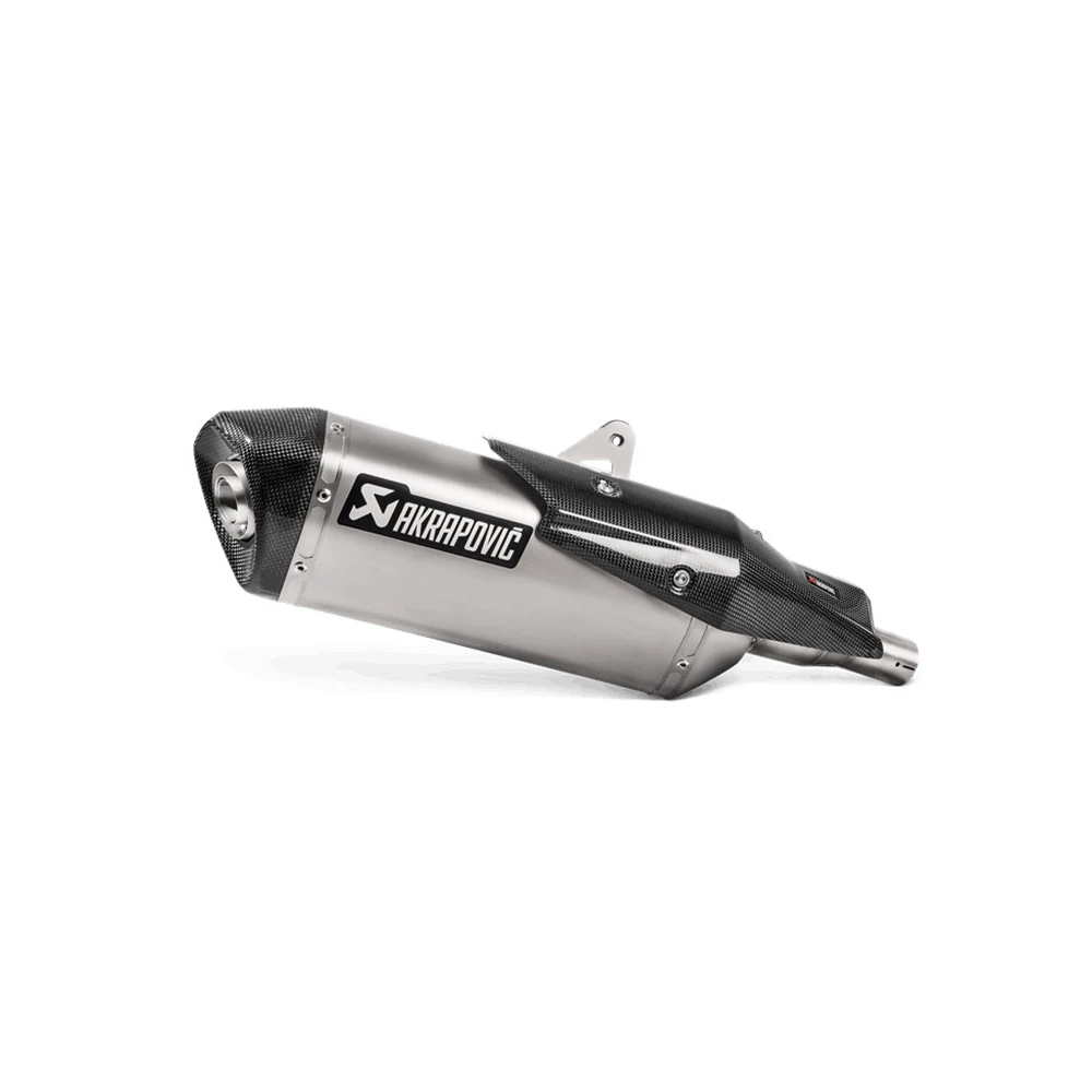 Auspuff AKRAPOVIC SLIP-ON in TITAN mit CARBON-ENDCAP zu Honda (CH Homologi