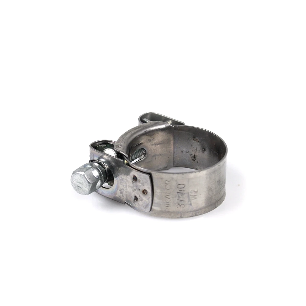 Auspuffbride IXIL MIKALOR Ø 59-63mm aus Schraube VERZINKT und Band in INOX
