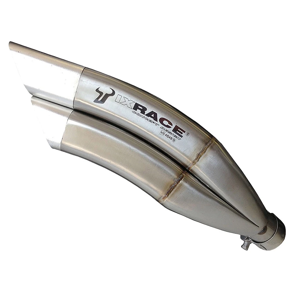 Auspuff IXRACE Z7 Dualexit in inox zu Kawasaki (CH-Hom)