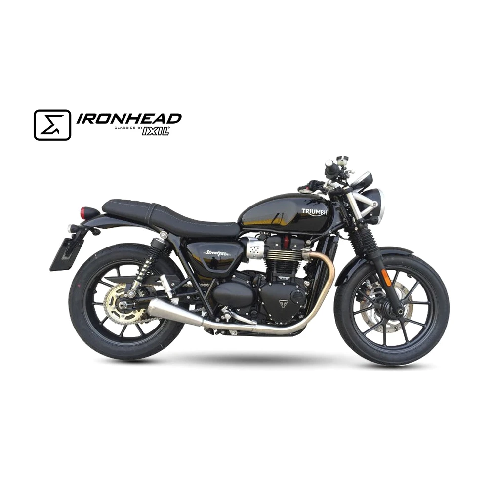 Auspuff IXIL IRONHEAD in INOX zu Triumph (CH- Homologiert) EURO4