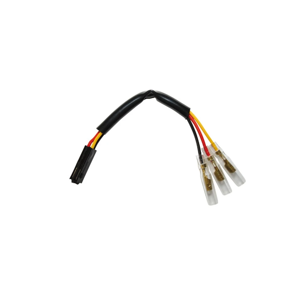 Verbindungskabel HIGHSIDER TYP6 für Motorrad Rücklicht, 3 Kabel mit Rund