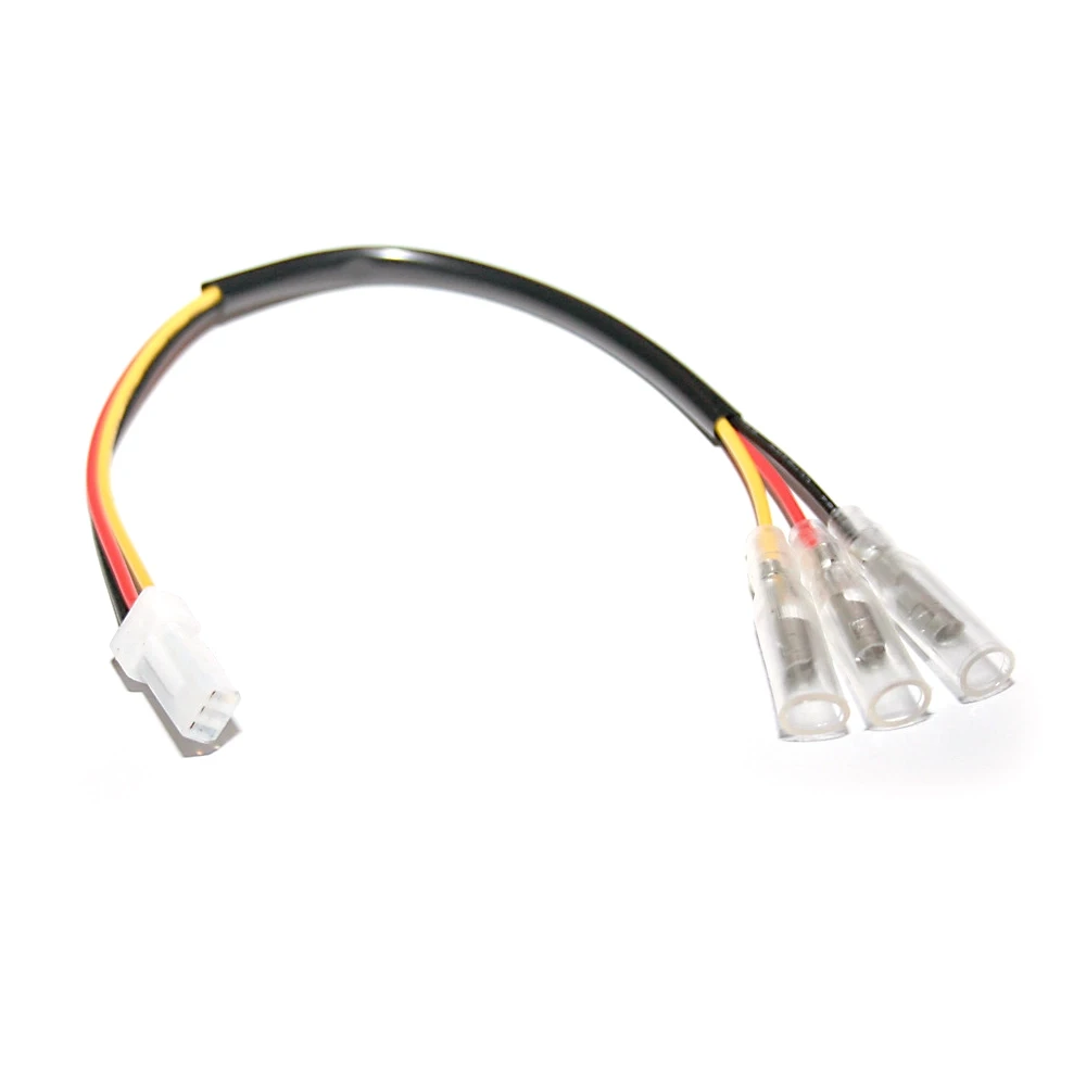 Verbindungskabel HIGHSIDER TYP8 für Motorrad Rücklicht, 3 Kabel mit Rund