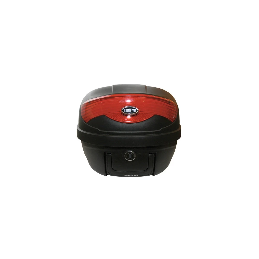 Topcase SHIN YO VENEZIA UNIVERSAL in SCHWARZ inkl Montageplatte, 29 Liter,