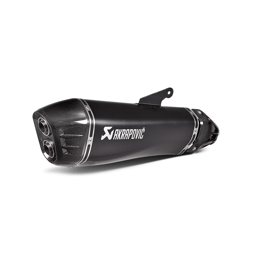 Auspuff AKRAPOVIC BLACK-LINE (SLIP-ON) in TITAN mit CARBON-ENDCAP zu Kawas