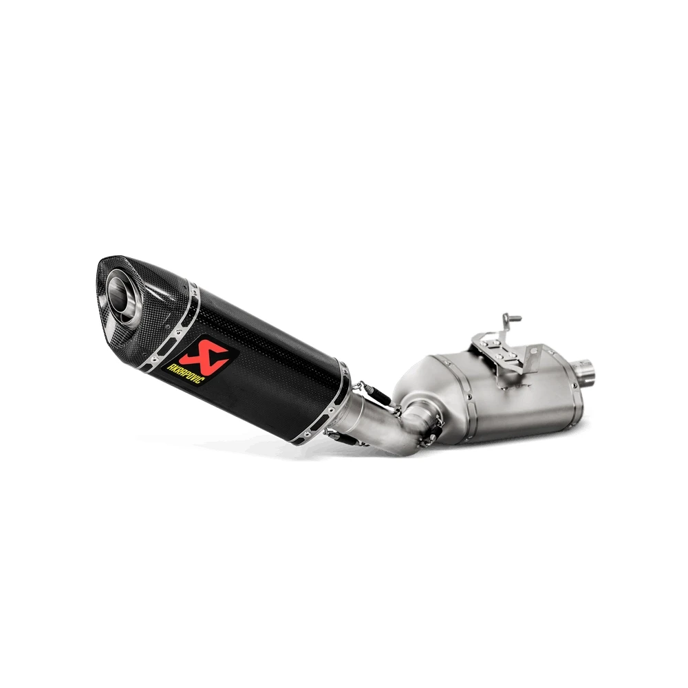 Auspuff AKRAPOVIC SLIP-ON in CARBON mit CARBON-ENDCAP zu Triumph (CH Homol