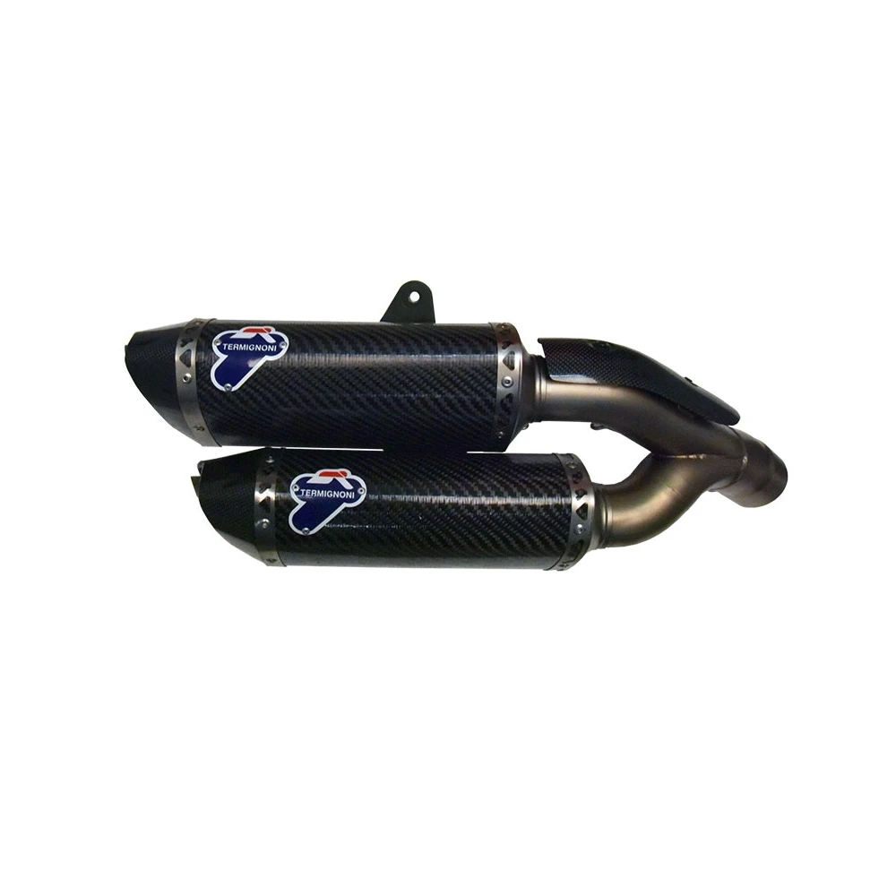 Auspuff TERMIGNONI FORCE SLIP-ON in TITAN/CARBON zu Ducati (CH Homologiert