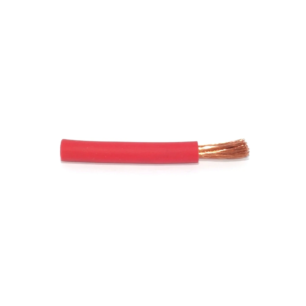 Stromkabel NN PRODUCTS HOCHFLEXIBEL 25mm² x 1m in ROT (Aussen Ø ca. 11mm)