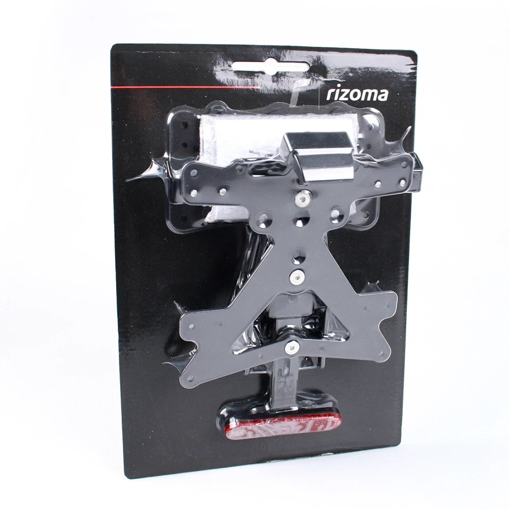 Kennzeichenhalter RIZOMA FOX in SCHWARZ zu Yamaha inkl. Kennzeichenbeleuch