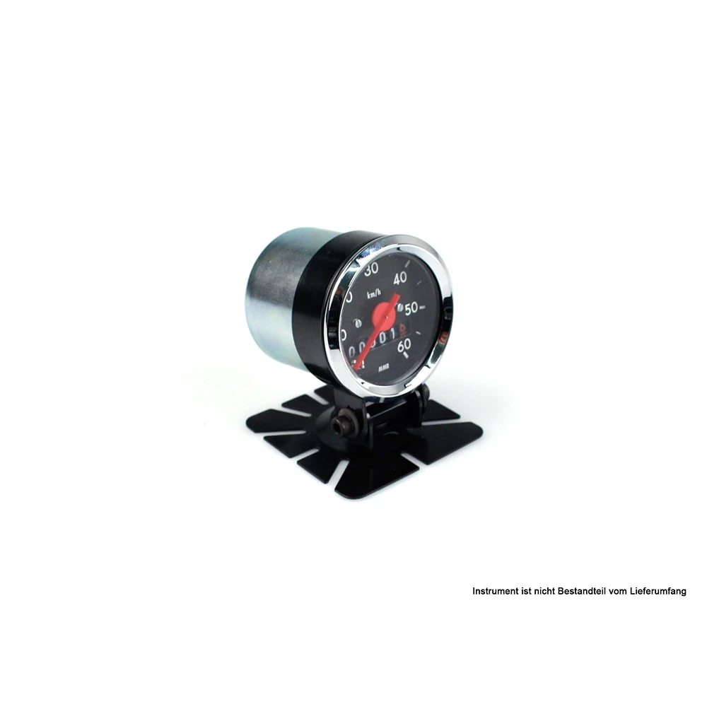 Tachohalterung KOSO GP-Style UNIVERSAL schwarz für Tacho mit Ø 48mm (Grund