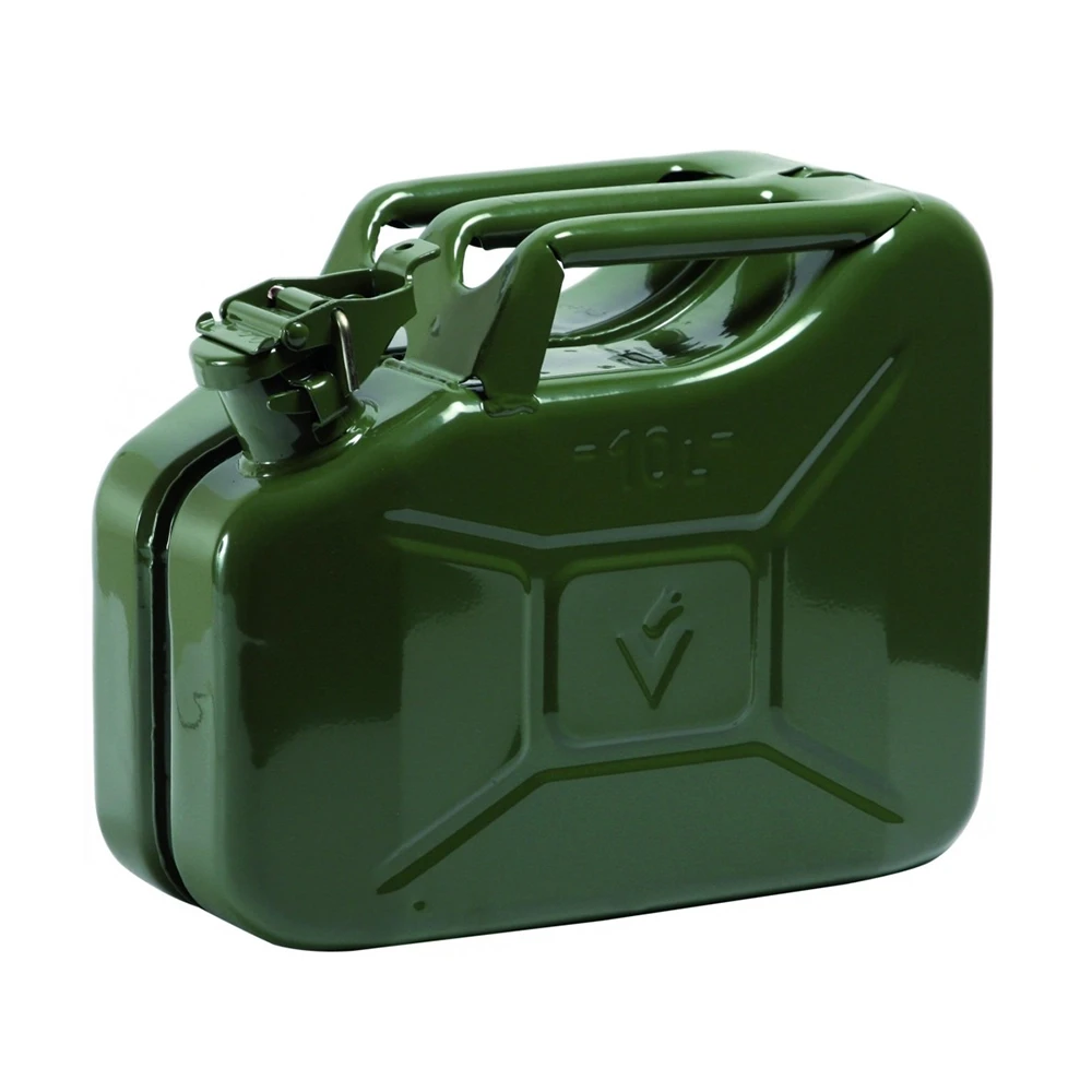 Benzinkanister VALPRO Classic Line 10l STAHL für Kraftstoff in Olivegrün