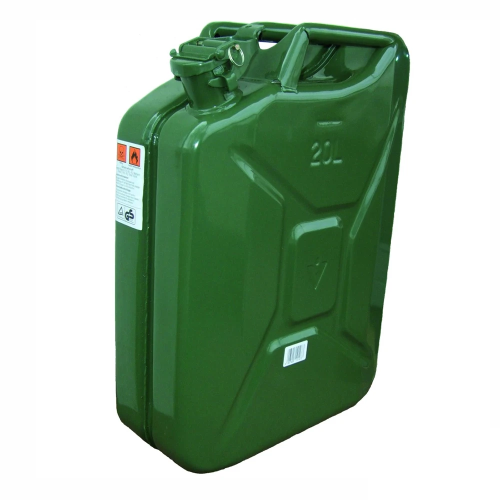 Benzinkanister VALPRO Classic Line 20l STAHL für Kraftstoff in Olivegrün