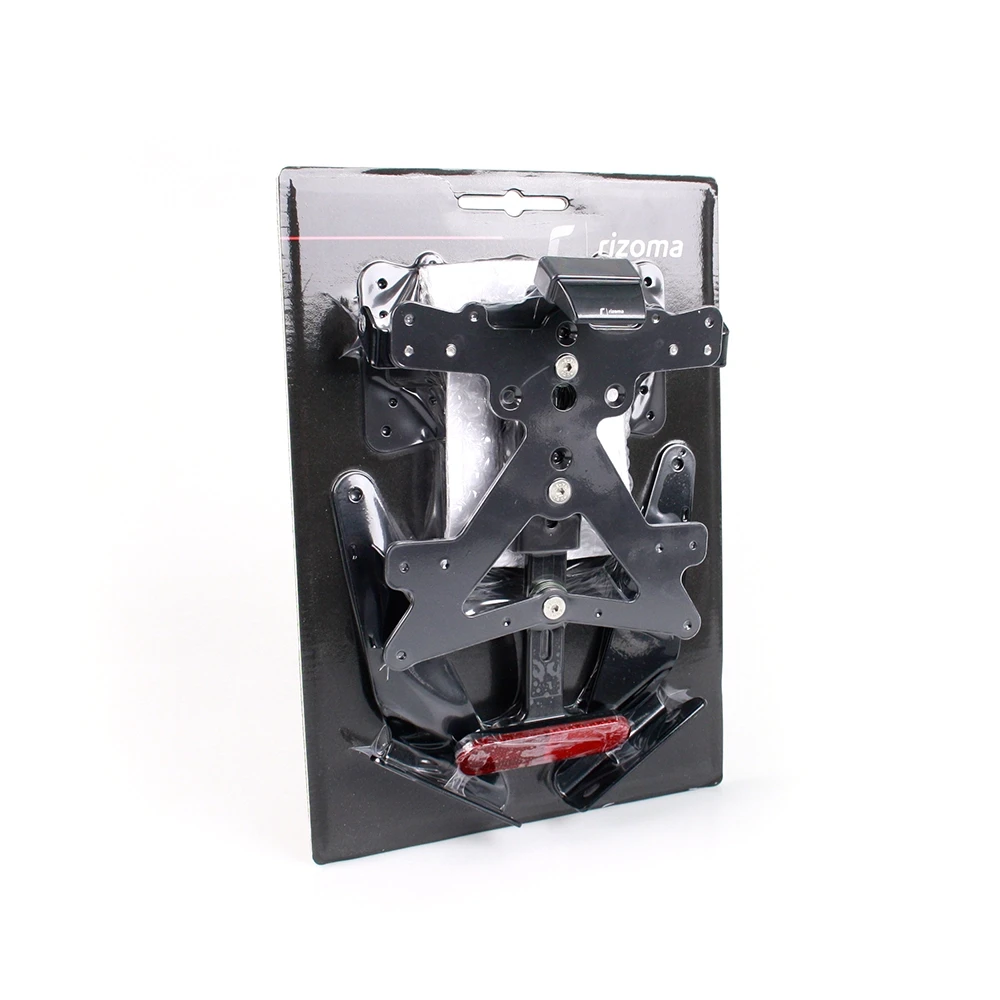 Kennzeichenhalter RIZOMA FOX in SCHWARZ zu Kawasaki inkl. Kennzeichenbeleu