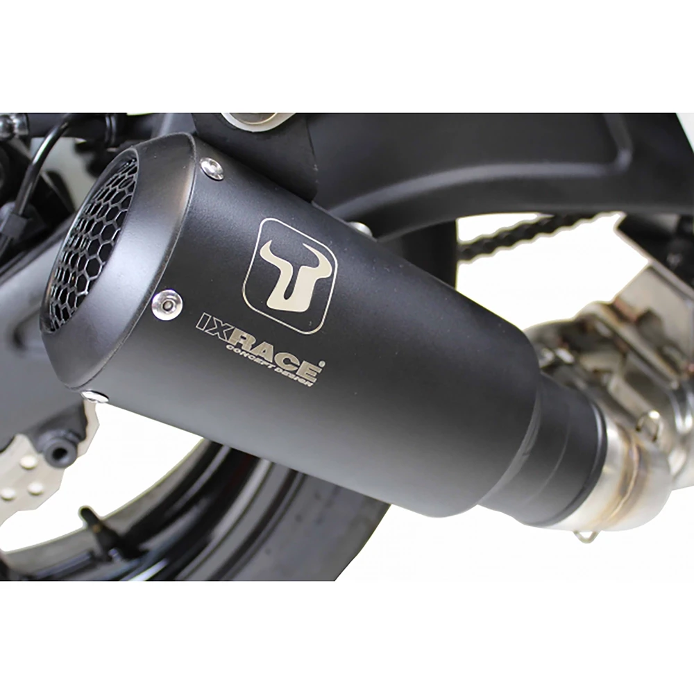 Auspuffanlage IXRACE MK2 Mesh in inox-schwarz zu Yamaha (CH-Hom)