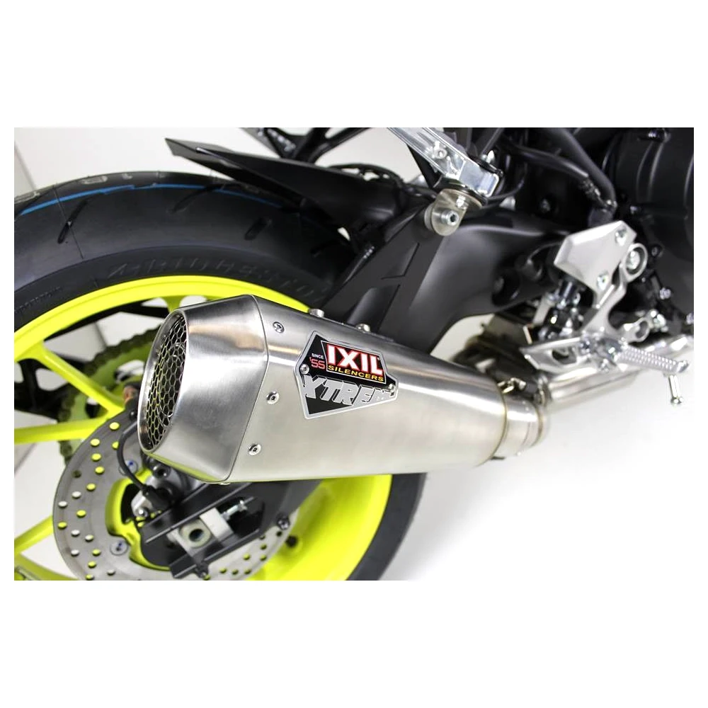 Auspuffanlage IXIL RACE HEXACONE XTREM (RC1) in INOX mit GITTER zu Yamaha