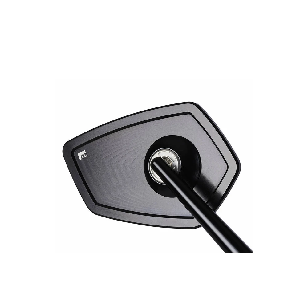 Rückspiegel motogadget (1 Stück) m-VIEW RACE aus Alu glaslos in SCHWARZ (L