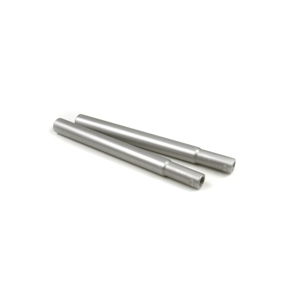Lenkerstummel LSL (Paar) Ø 25.4mm aus Alu in SILBER zu Standrohrschellen (