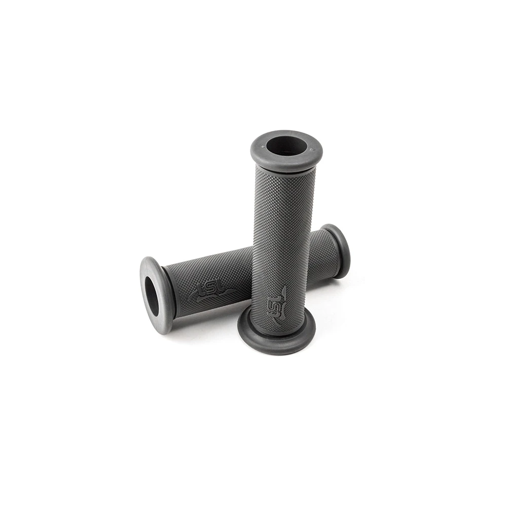 Griffe LSL (Paar) SPORT (Ø 22 x 125mm) aus Gummi in GRAU/SOFT (offen)