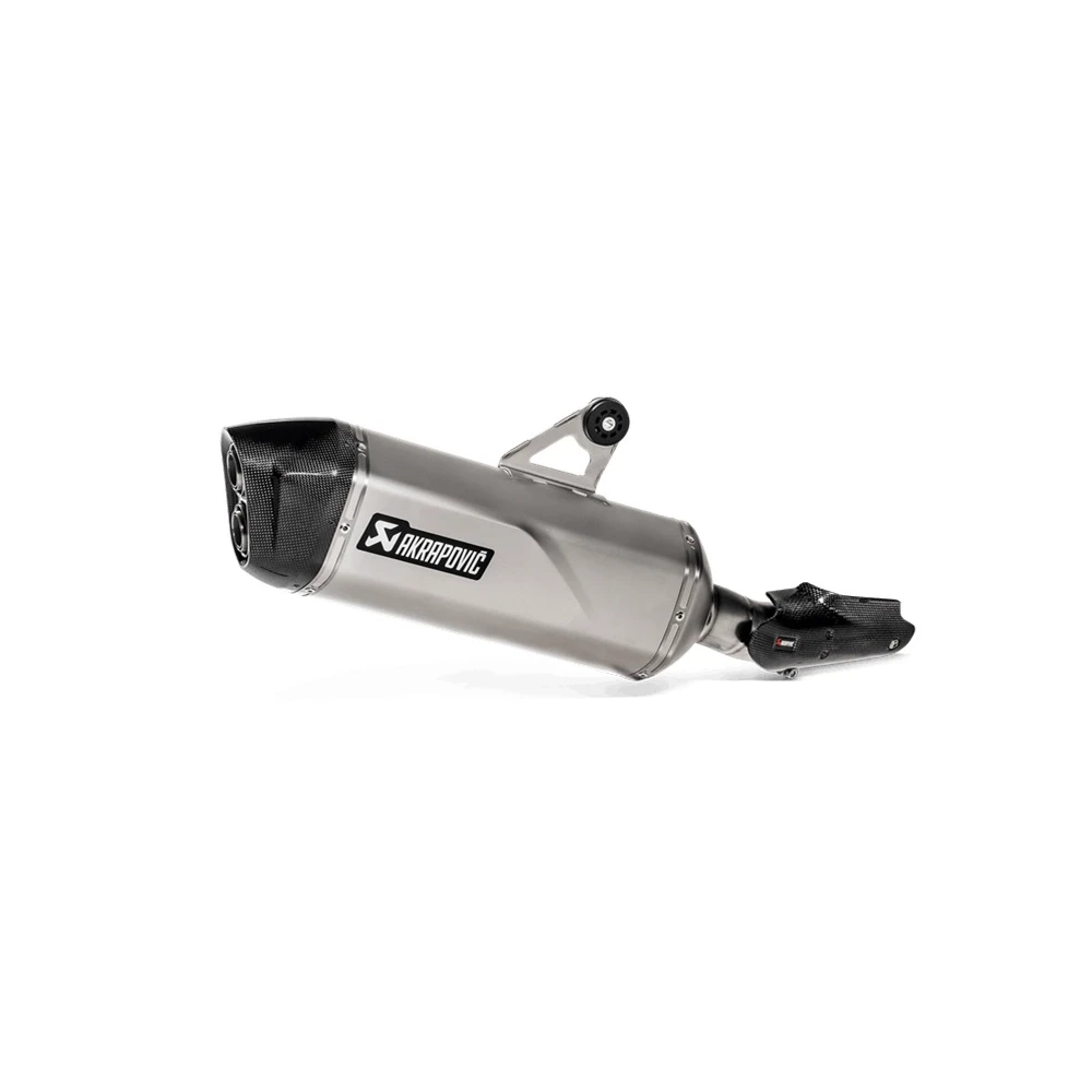 Auspuff AKRAPOVIC SLIP-ON in TITAN mit CARBON-ENDCAP zu BMW (CH Homologier