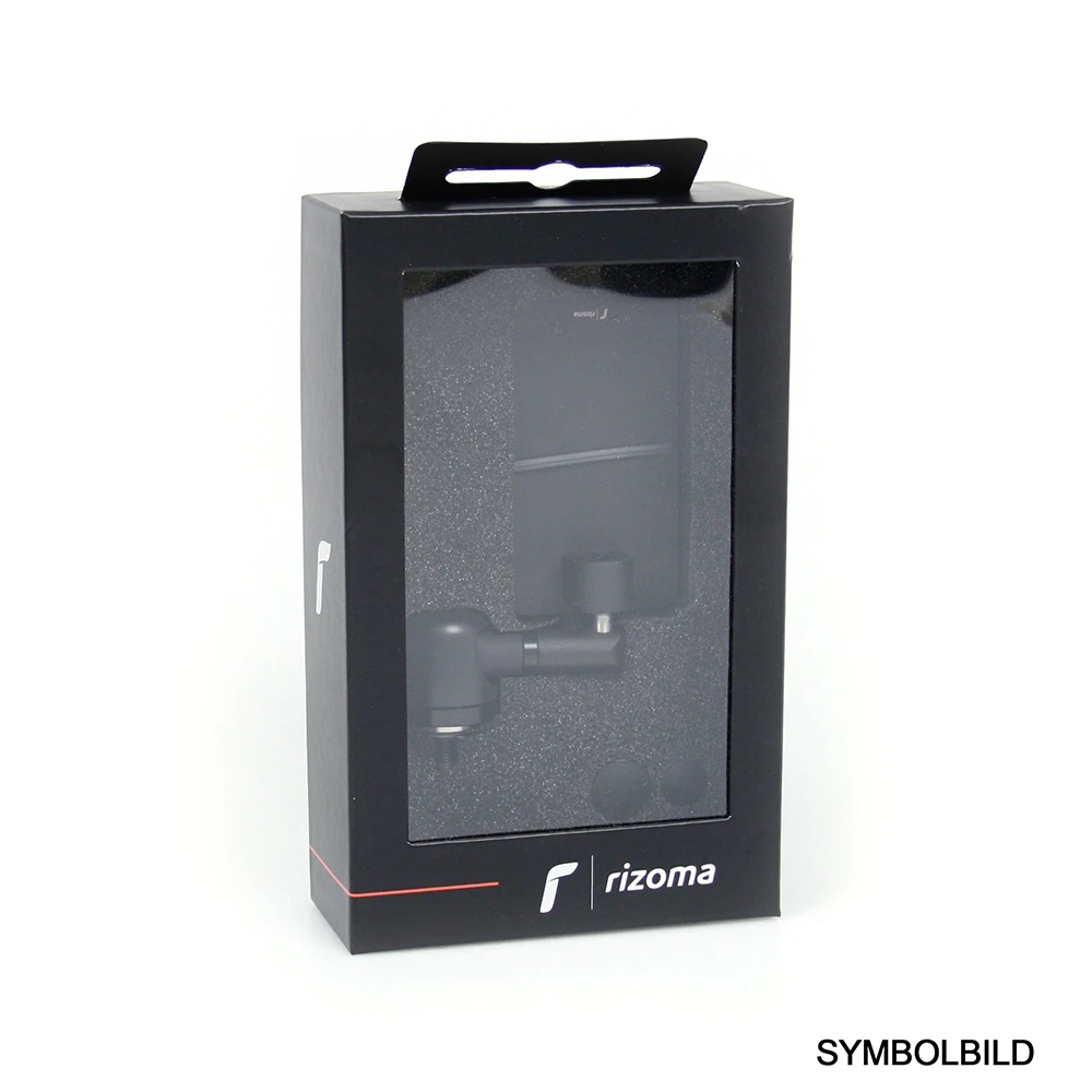 Rückspiegel RIZOMA (1 Stück) QUANTUM END in SCHWARZ passend für 22-30mm Le
