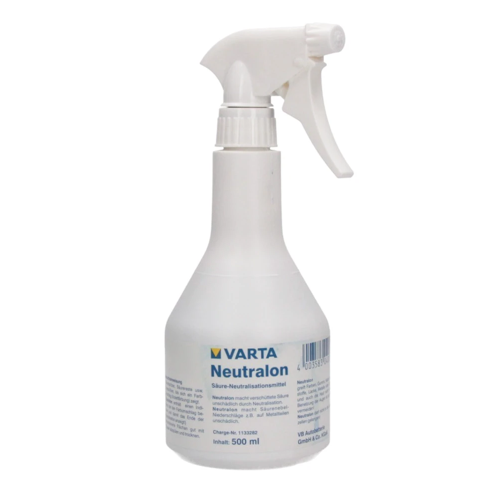 Spray VARTA NEUTRALON neutralisiert verschüttete Batteriesäure (500ml)