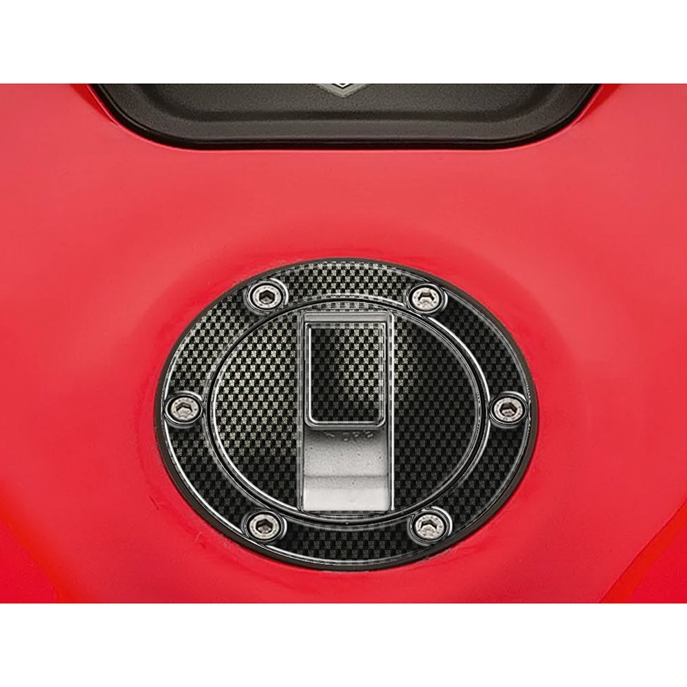 Tankcap- Protektor PRINT in carbon-look zu Aprilia/Triumph/Cagiva