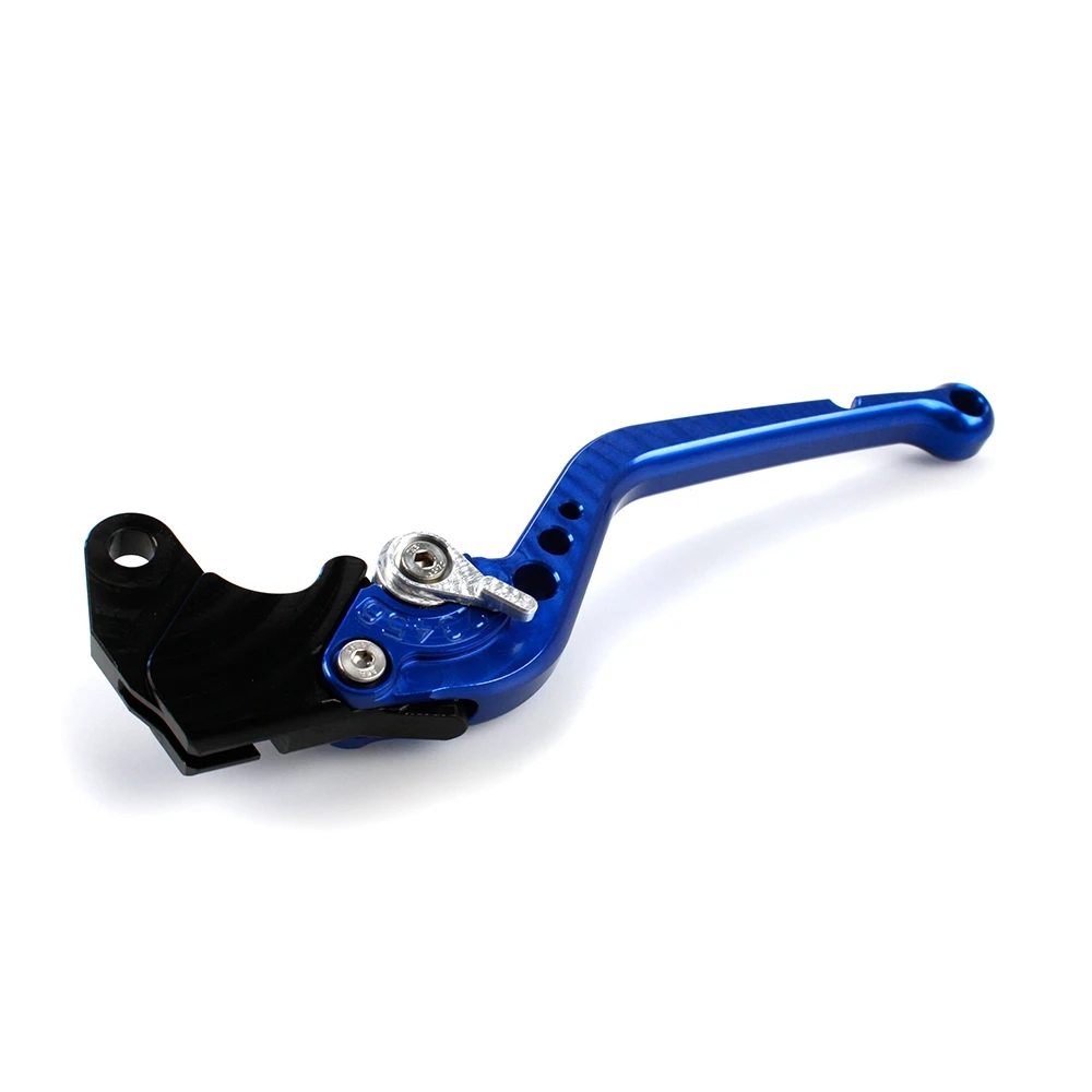 Kupplungshebel PAZZO RACING STARR - LANG in blau / Versteller in silber (CH