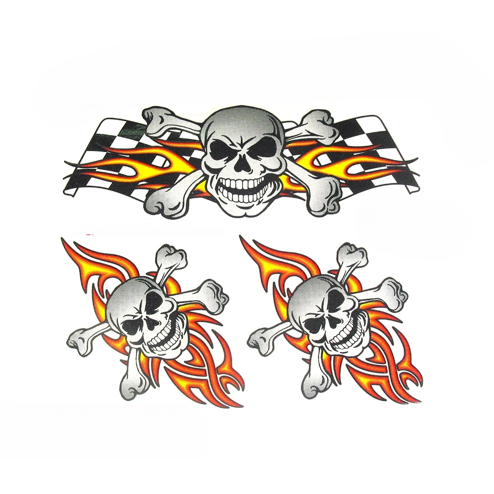 Sticker-Set 4R TRIBAL-SKULL (14 x 16cm)