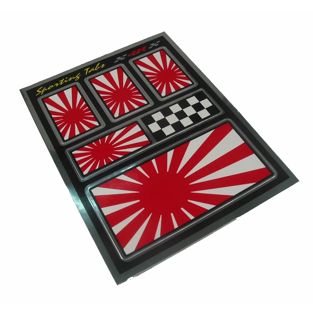 Sticker-Set 4R SPORTING TABS (130 x 95mm) Japan