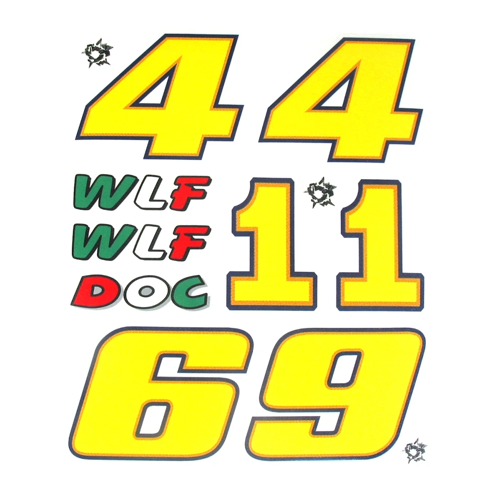 Sticker-Set 4R THE DOCTOR 44 / 69 - WLF DOC (20 x 24cm)
