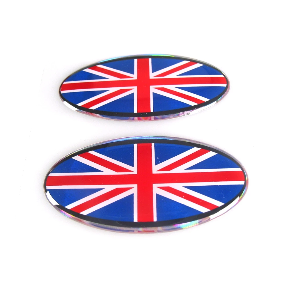 Sticker 4R (Paar) 3D MOTO SPORT OVAL British