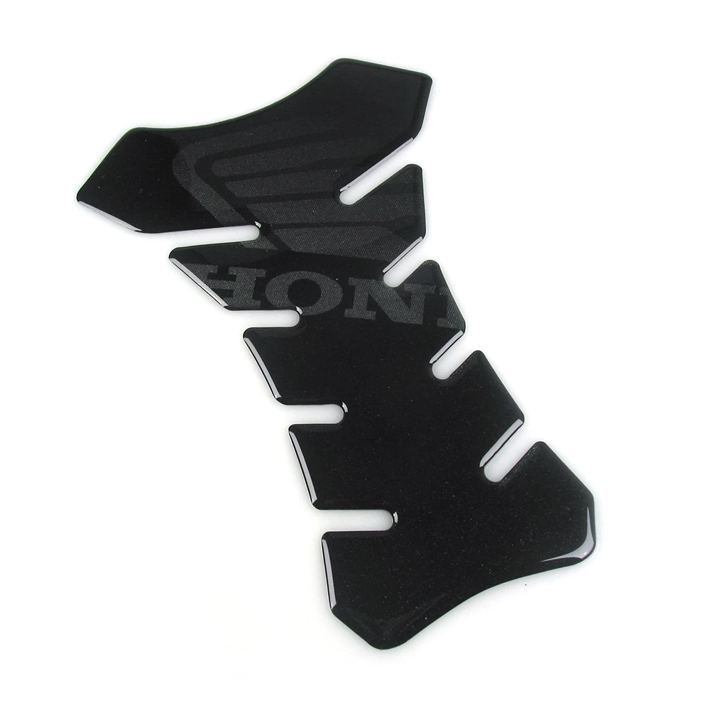 Tank Protektor 4R 3D RACING HONDA in BLACK-METAL mit Logo