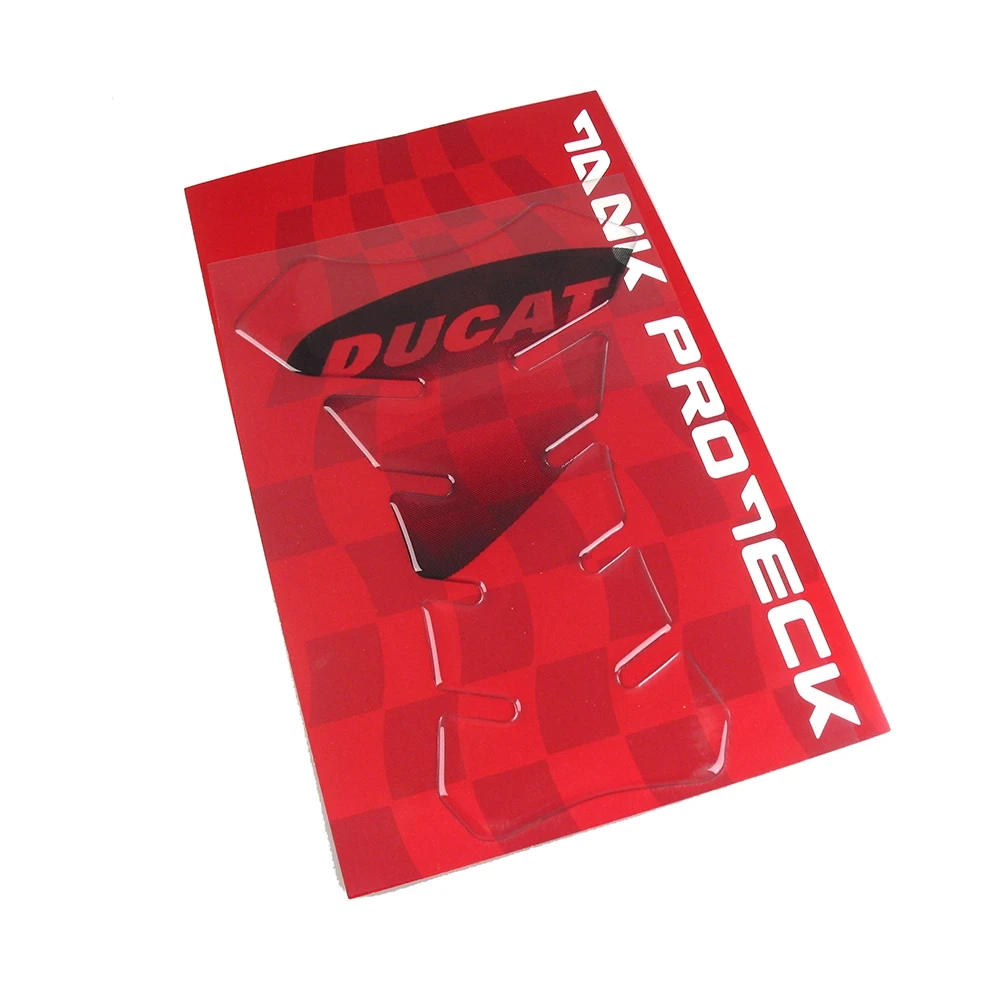 Tank Protektor 4R 3D RACING DUCATI in SUPER-TRANSPARENT mit Logo