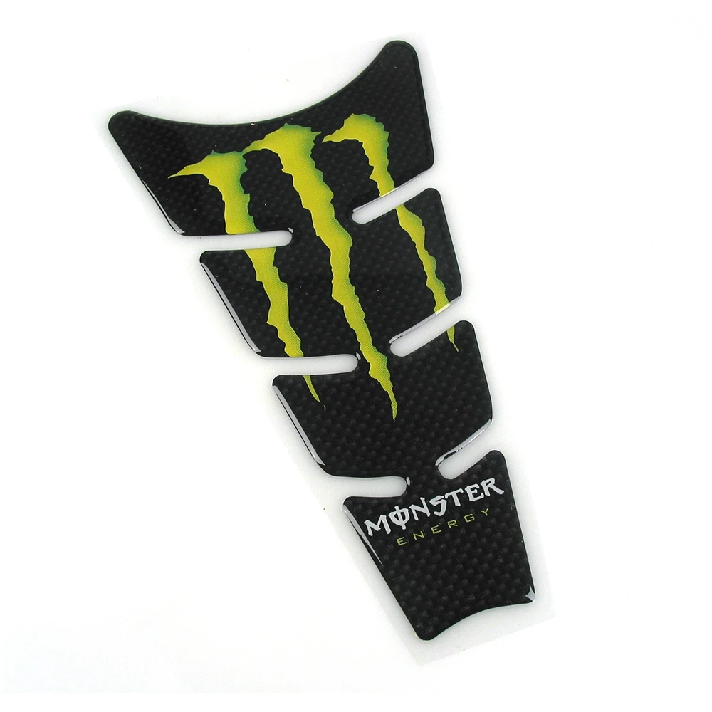 Tank Protektor 4R MONSTER ENERGY in carbon/grün mit Aufschrift