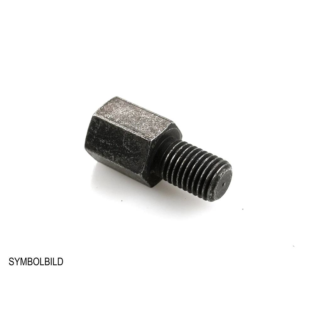 Adapter VICMA EXTRA HOCH in SILBER aussen M10 Rechtsgewinde / innen M10 Re