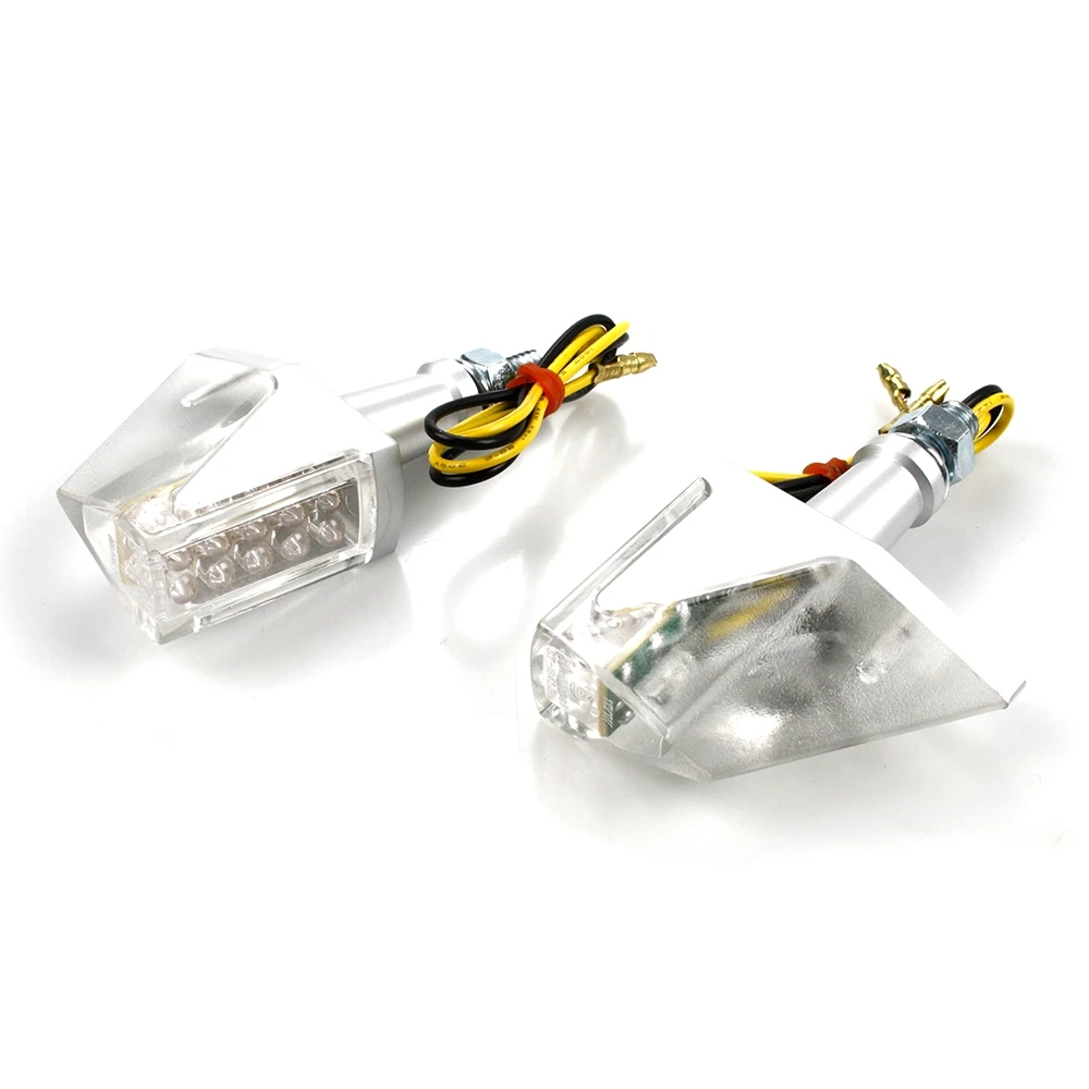 Blinker VICMA (Paar) HIGHTECH in SILBER aus ALU mit LED 360° 41 x 21mm (E-
